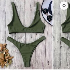 NWT Zaful High Cut Bikini Set